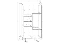 Svetainės baldų komplektas KING 1