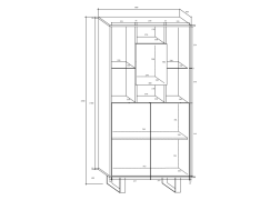 Svetainės baldų komplektas KING 3