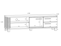 Svetainės baldų komplektas LAMIR 3