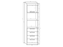 Svetainės baldų komplektas MAXIMUS 3