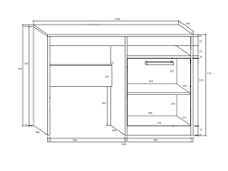 Svetainės baldų komplektas MAXIMUS 7