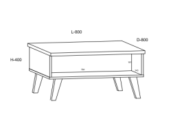 Svetainės baldų komplektas NOTTI 3