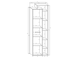 Svetainės baldų komplektas RIO 1