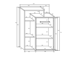 Svetainės baldų komplektas RIO 1