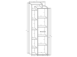 Svetainės baldų komplektas RIO 7