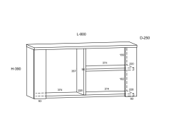 Svetainės baldų komplektas SLIDE 1