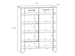 Svetainės baldų komplektas SLIDE 4