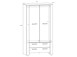 Svetainės baldų komplektas SLIDE 5