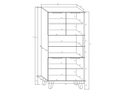 Svetainės baldų komplektas SVEN 3