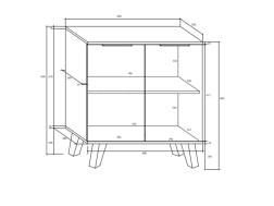 Svetainės baldų komplektas SVEN 4
