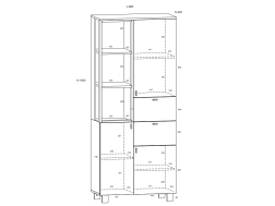 Svetainės baldų komplektas VEGAS 2