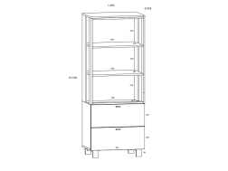 Svetainės baldų komplektas VEGAS 2