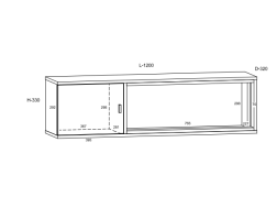 Svetainės baldų komplektas VEGAS 4