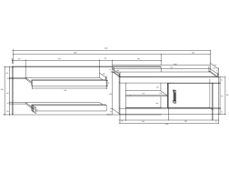 Svetainės baldų komplektas VERIN 1