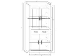 Svetainės baldų komplektas VERIN 10