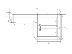Svetainės baldų komplektas VERIN 3