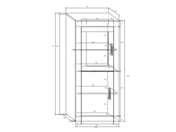 Svetainės baldų komplektas VERIN 5