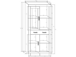 Svetainės baldų komplektas VERIN 8