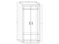 Svetainės baldų komplektas VERIN 9