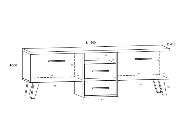 Svetainės baldų komplektas NORDIS 4 1 Svetainės baldų komplektas NORDIS 4 1