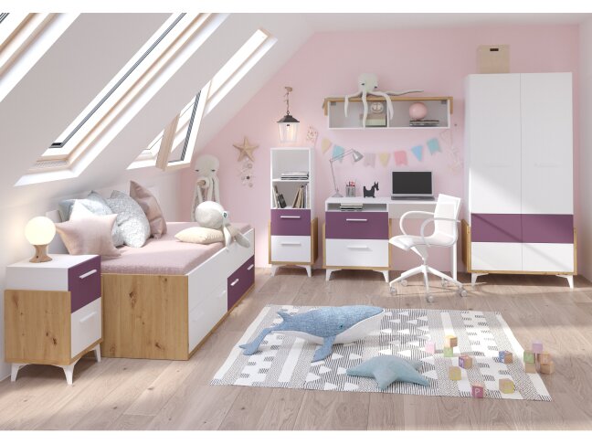 Vaikų kambario komplektas HEY 1 Vaikų kambario komplektas HEY 1