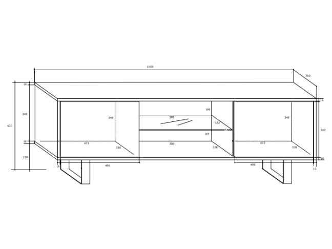 Svetainės baldų komplektas KING 2 2