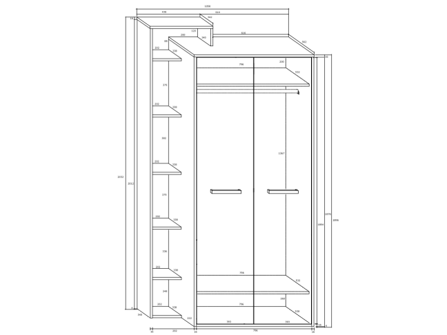 Svetainės baldų komplektas RIO 4 5