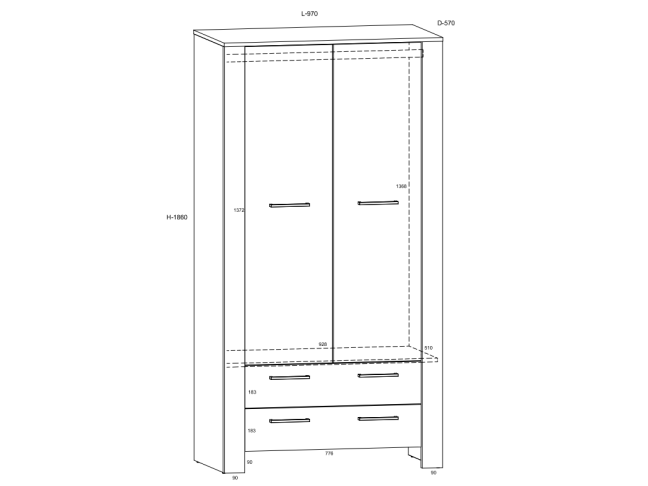 Svetainės baldų komplektas SLIDE 3 1 Svetainės baldų komplektas SLIDE 3 1