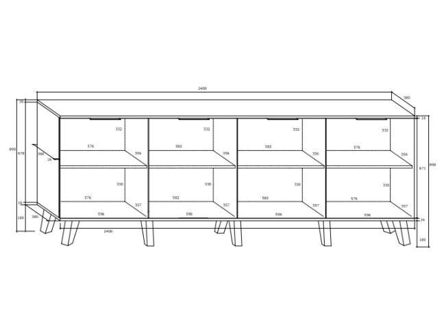 Svetainės baldų komplektas SVEN 3 2