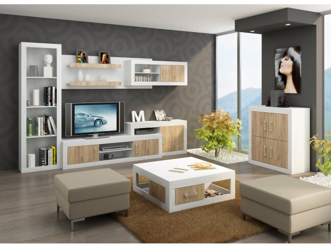 Svetainės baldų komplektas VERIN 7 Svetainės baldų komplektas VERIN 7