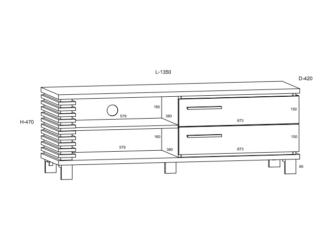Svetainės baldų komplektas LAMIR 1 1
