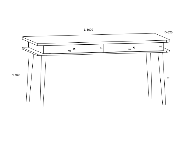 Svetainės baldų komplektas DOLCE 7 5