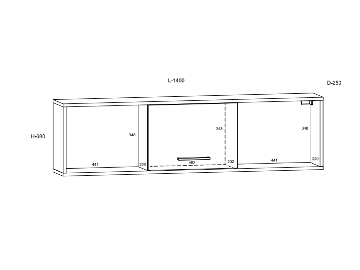 Svetainės baldų komplektas BOSS 3 6