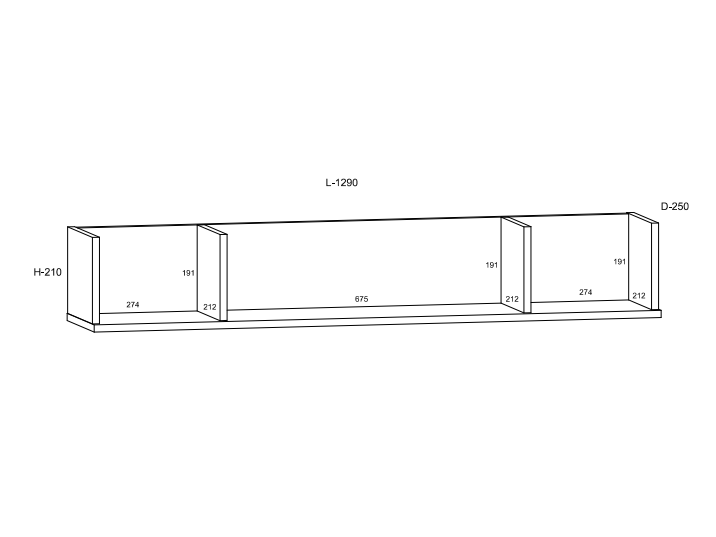 Svetainės baldų komplektas FRESH 2 2