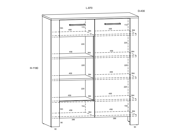 Svetainės baldų komplektas SLIDE 1 2 Svetainės baldų komplektas SLIDE 1 2