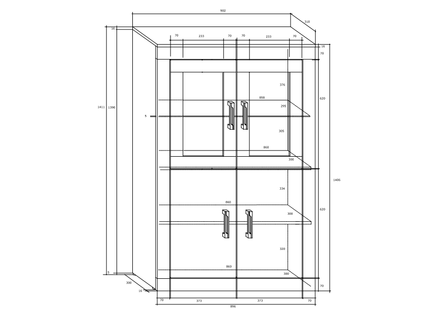 Svetainės baldų komplektas VERIN 9 3