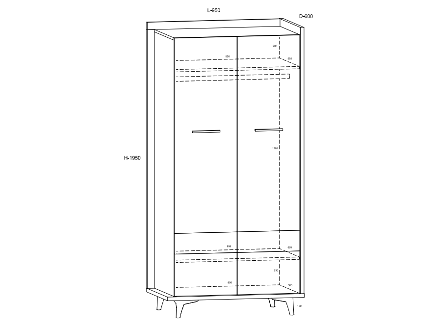 Svetainės baldų komplektas BOX 5 4