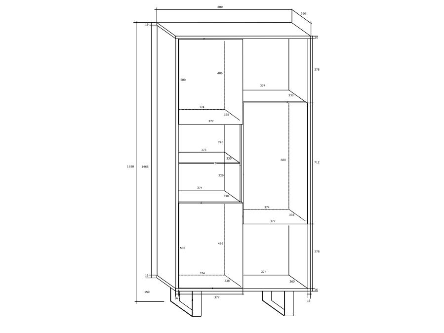 Svetainės baldų komplektas KING 1 2