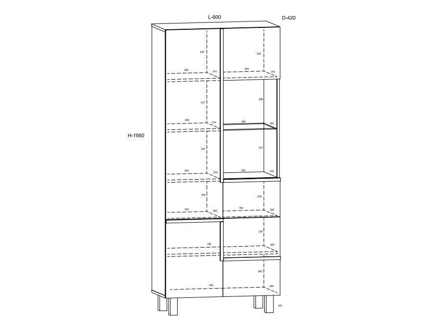 Svetainės baldų komplektas LARS 4 2 Svetainės baldų komplektas LARS 4 2