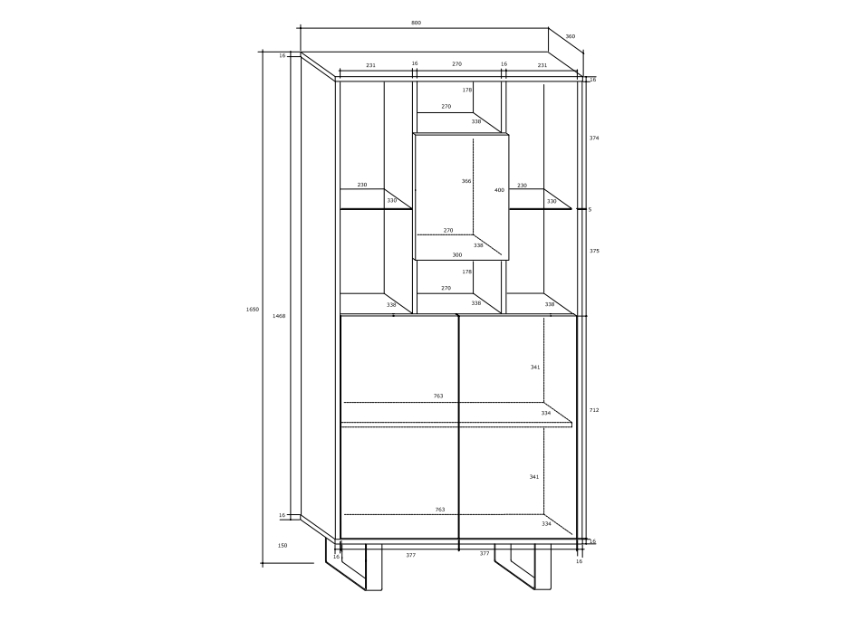 Svetainės baldų komplektas KING 3 3