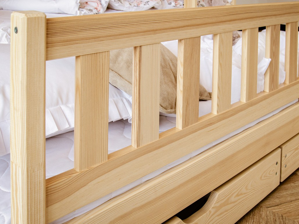 Trivietė vaikiška lova su stalčiais BLANKA 80x160 10 Trivietė vaikiška lova su stalčiais BLANKA 80x160 10