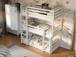 Triaukštė vaikiška lova TED 90x190
