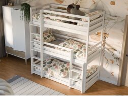 Triaukštė vaikiška lova TED 90x200