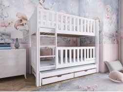 Trivietė vaikiška lova su stalčiais AGATHA 80x180
