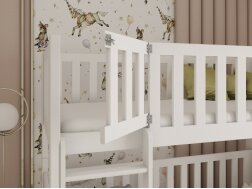 Trivietė vaikiška lova su stalčiais AGATHA 80x180