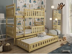 Trivietė vaikiška lova OLIWIA 80x160