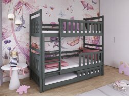 Trivietė vaikiška lova OLIWIA 80x200