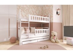 Trivietė vaikiška lova su stalčiais BLANKA 80x160