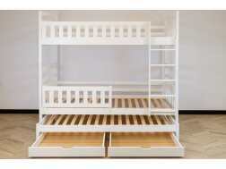 Trivietė vaikiška lova su stalčiais BLANKA 80x160