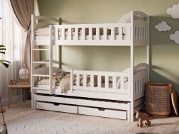 Trivietė vaikiška lova su stalčiais BLANKA 90x190